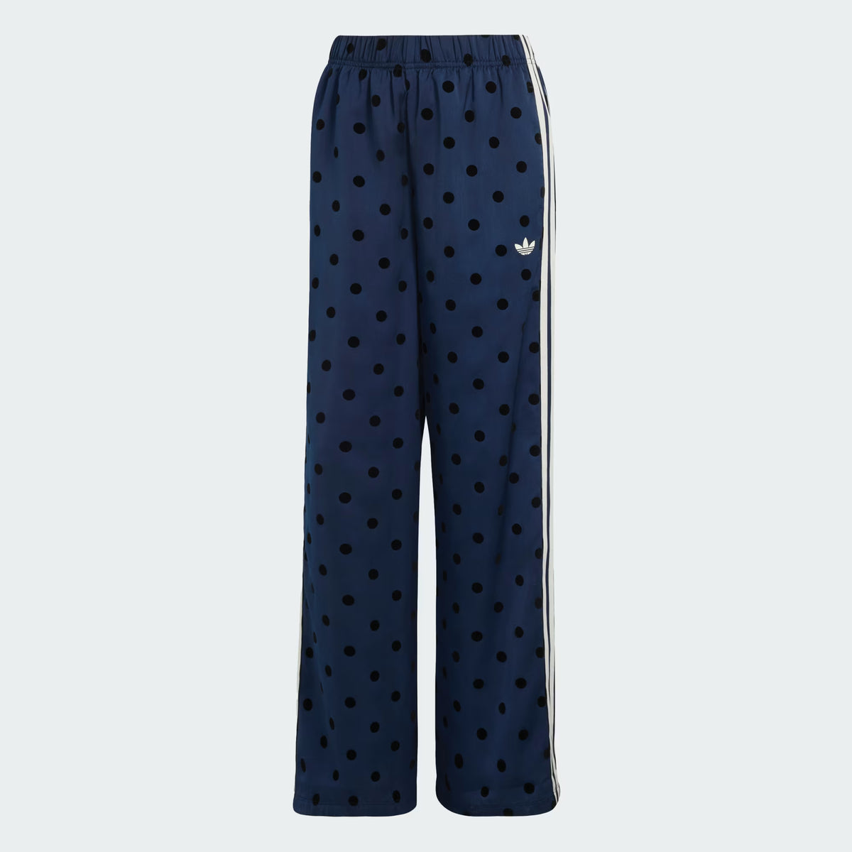 Satin Polka Dots Wide Leg Pant