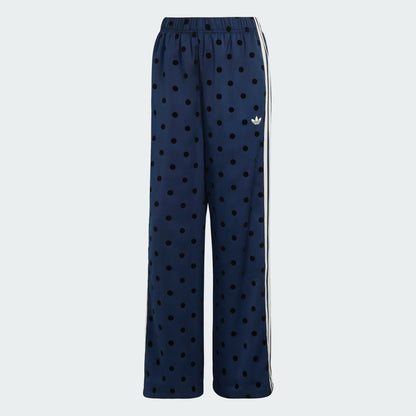 Satin Polka Dots Wide Leg Pant