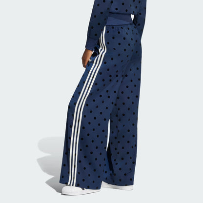 Satin Polka Dots Wide Leg Pant