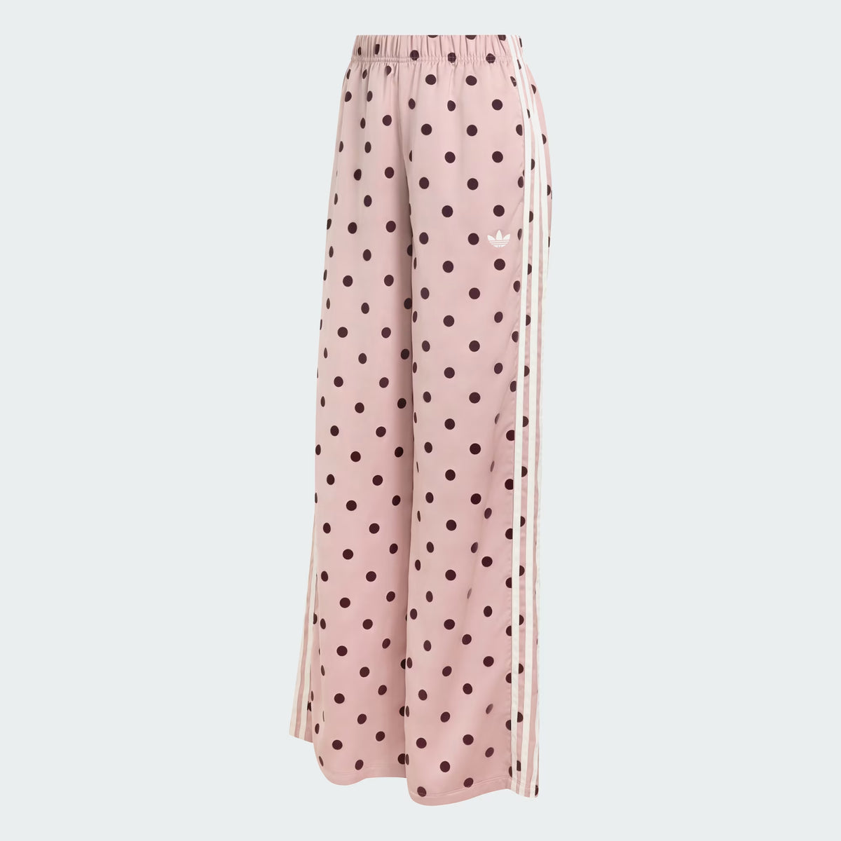 Satin Polka Dots Wide Leg Pant