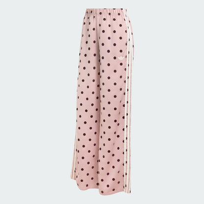 Satin Polka Dots Wide Leg Pant