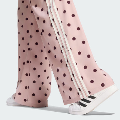 Satin Polka Dots Wide Leg Pant