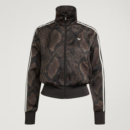 SATIN SNAKE PRINT FIREBIRD TRACK JACKET