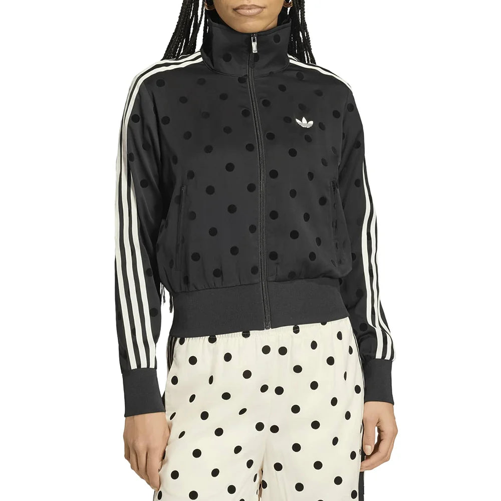 SATIN POLKA DOTS TT Track Top