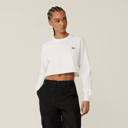 Kith Women Lucy Cropped Long Sleeve II Tee