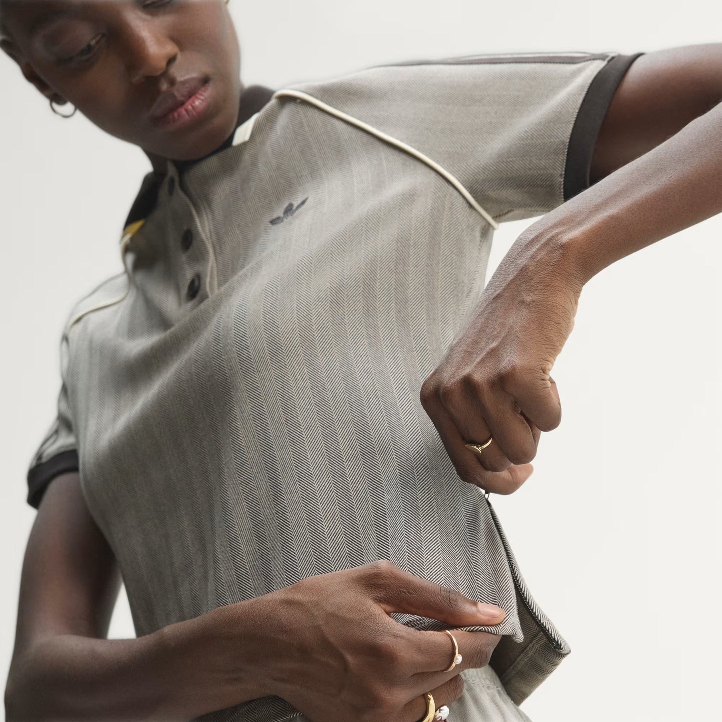 TWEED POLO SHIRT