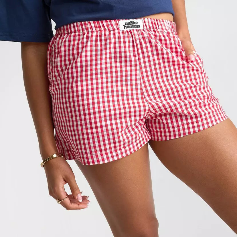 Gingham Boxer Shorts
