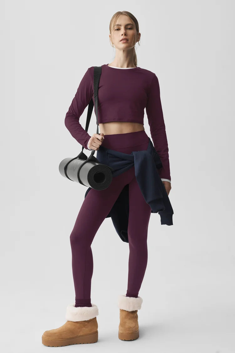 Alosoft Crop Finesse Long Sleeve