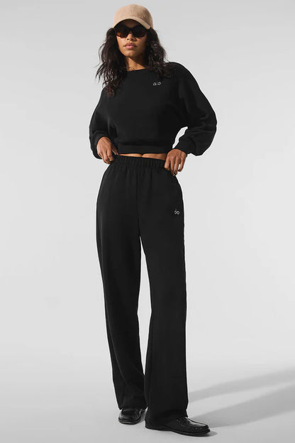 Cropped Accolade Crewneck