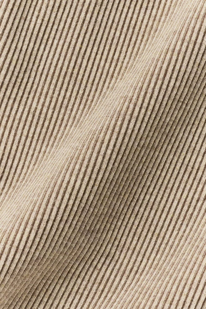 Seamless Two Tone Rib Jacket