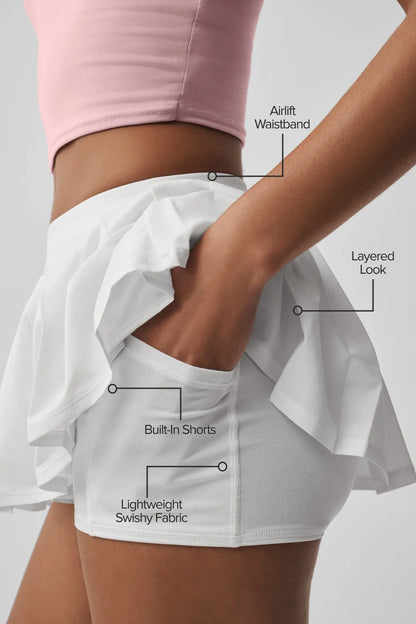 Double Or Nothing Tennis Skirt