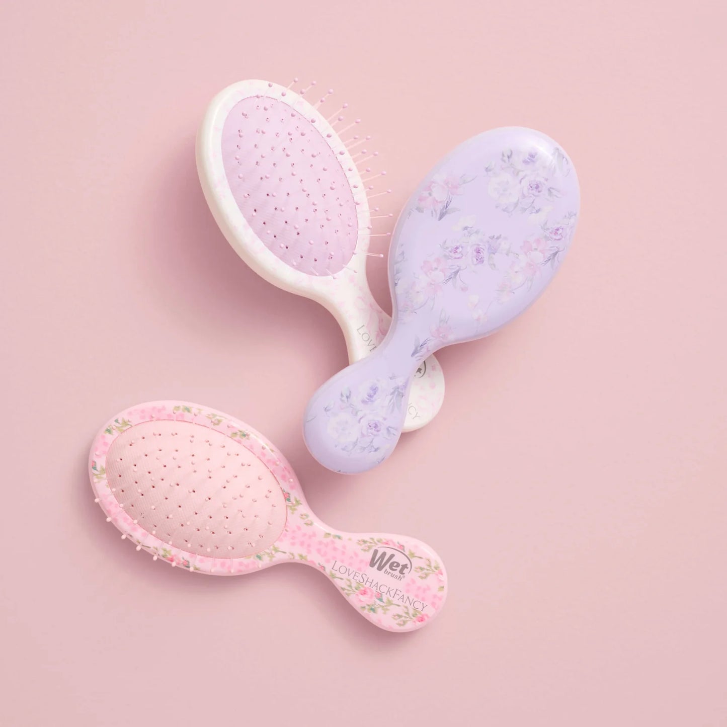 Wet Brush x LoveShackFancy Mini Detangler - Ribbon Rosa