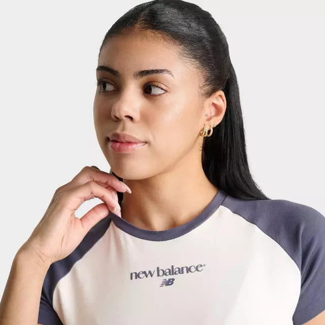 Women's New Balance Raglan Baby T-Shirt