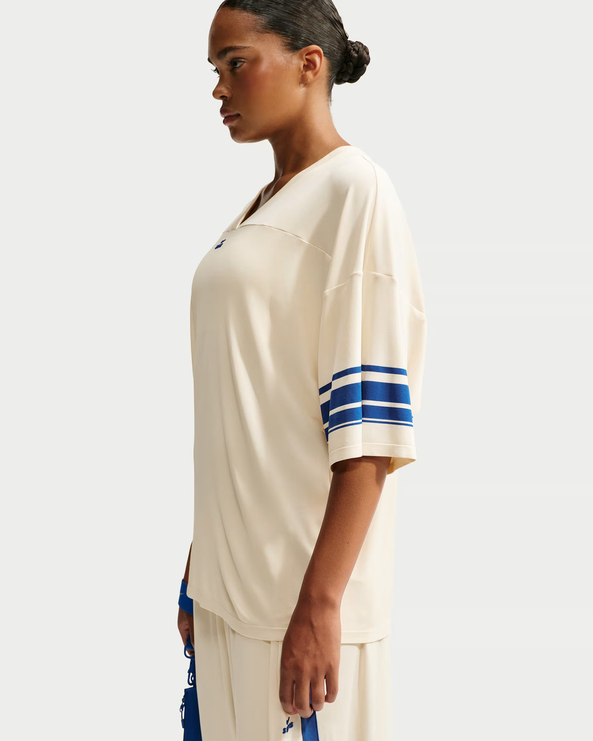 Women's Oversized V-Neck Top