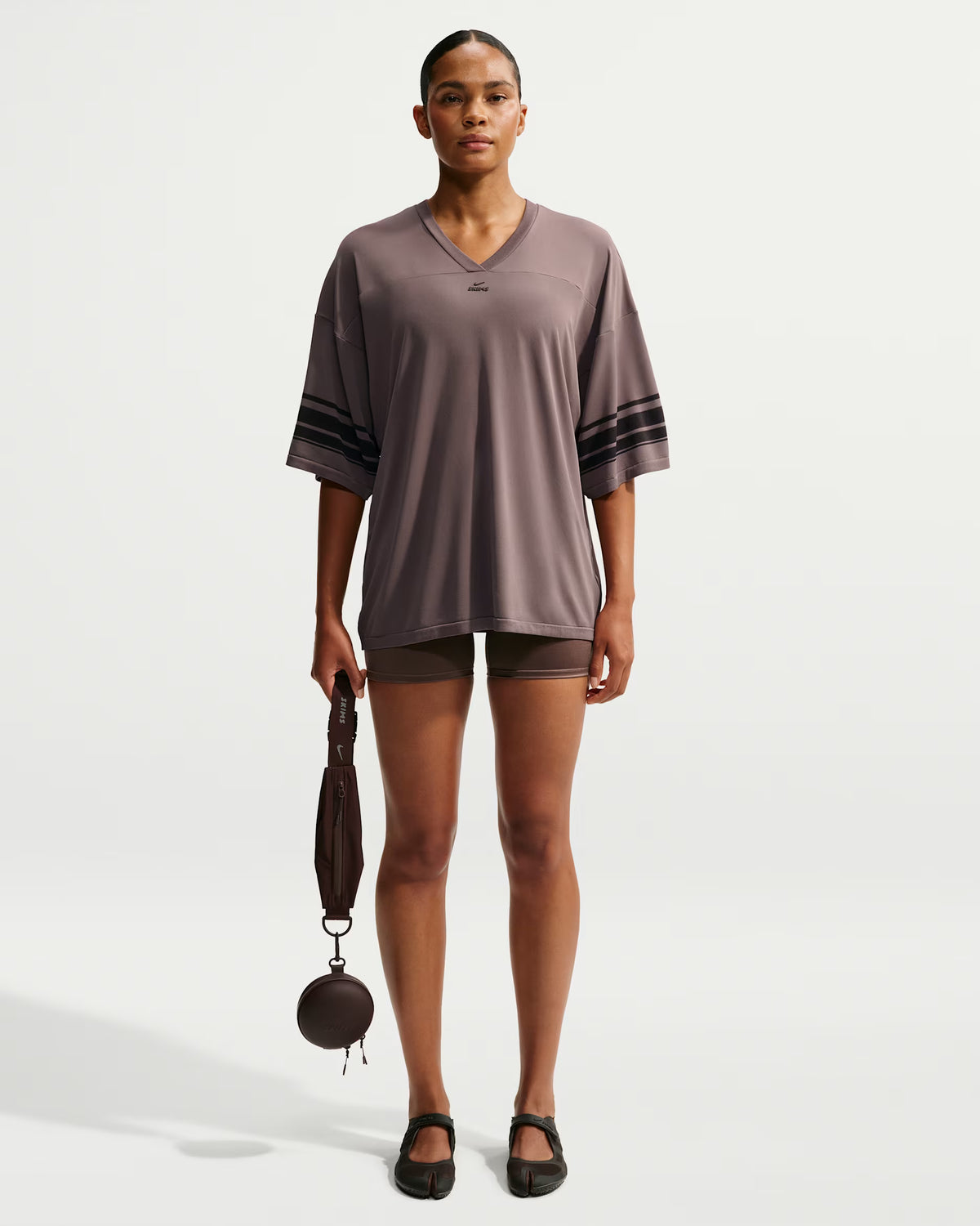 Women's Oversized V-Neck Top