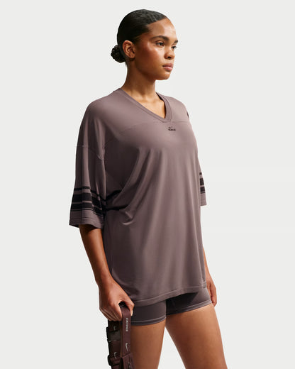 Women's Oversized V-Neck Top