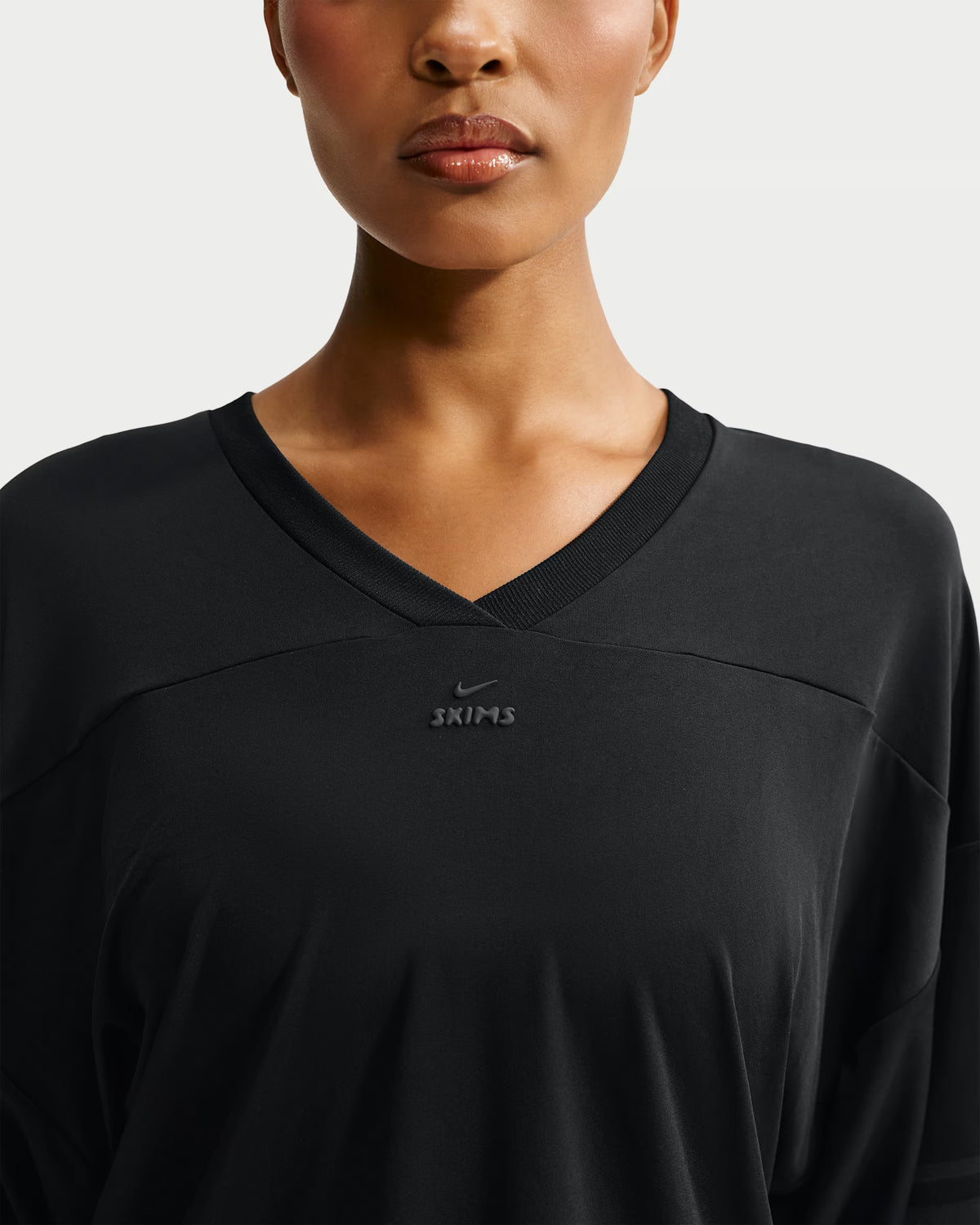Women's Oversized V-Neck Top