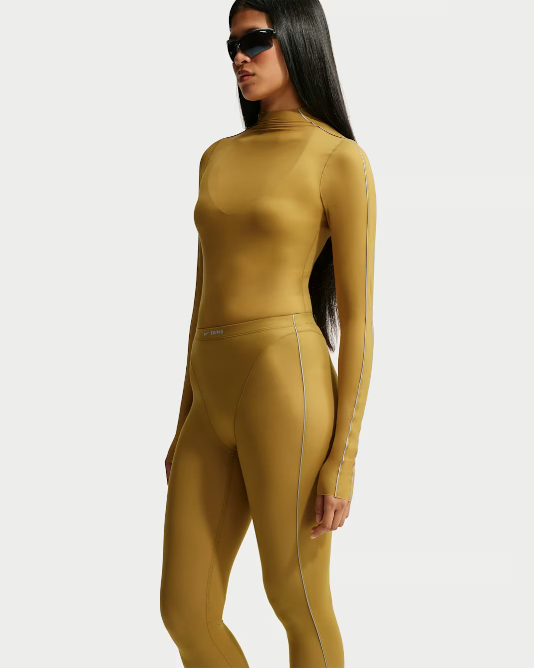 Women's Mock-Neck Long-Sleeve Top