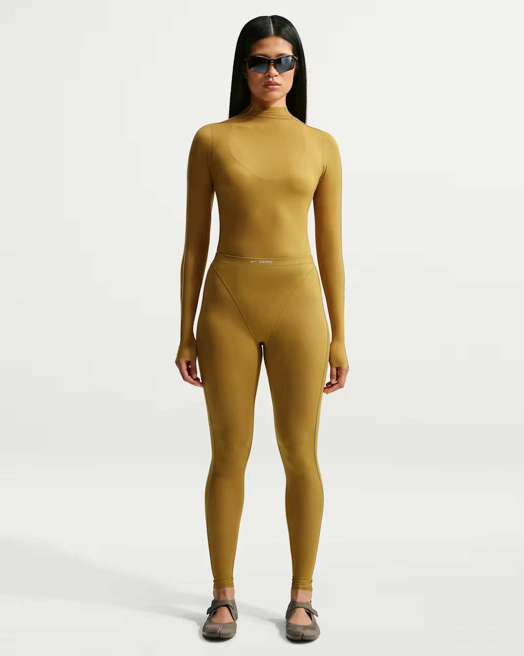 Women's Mock-Neck Long-Sleeve Top