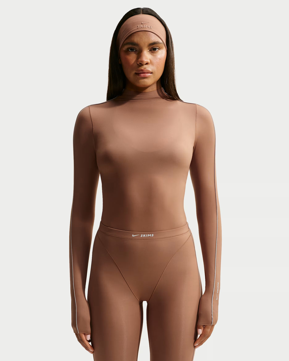 Women's Mock-Neck Long-Sleeve Top