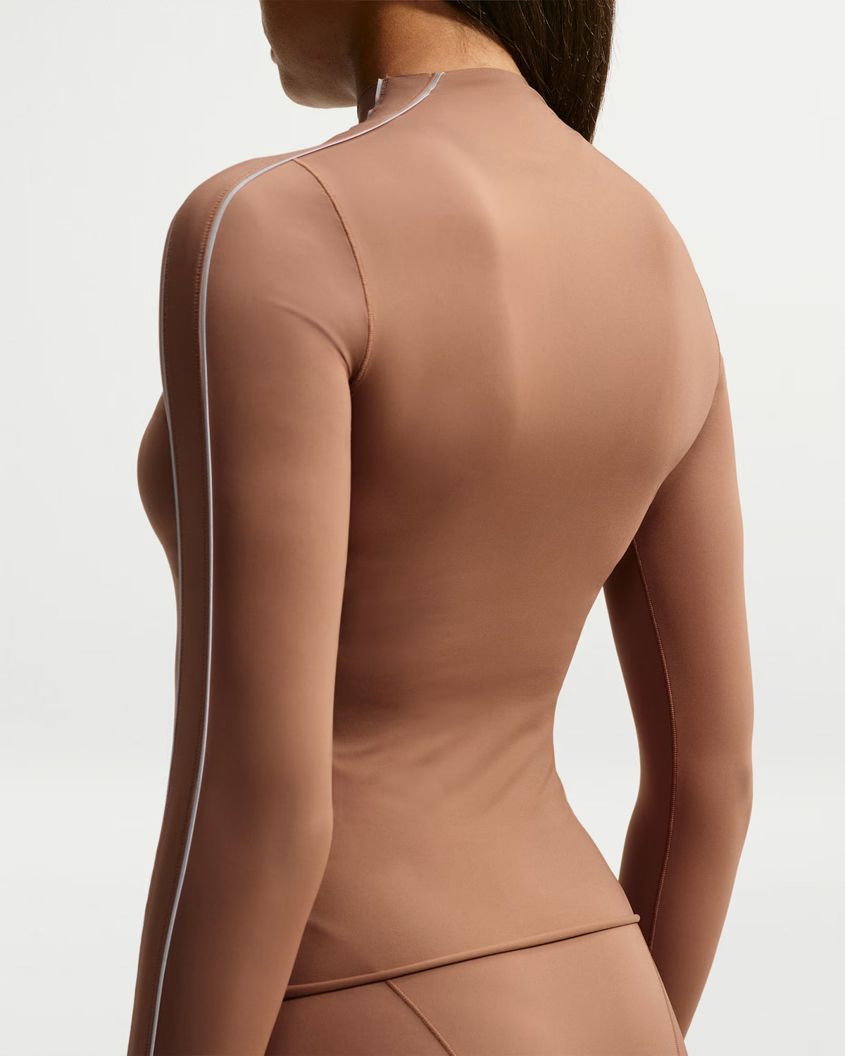 Women's Mock-Neck Long-Sleeve Top