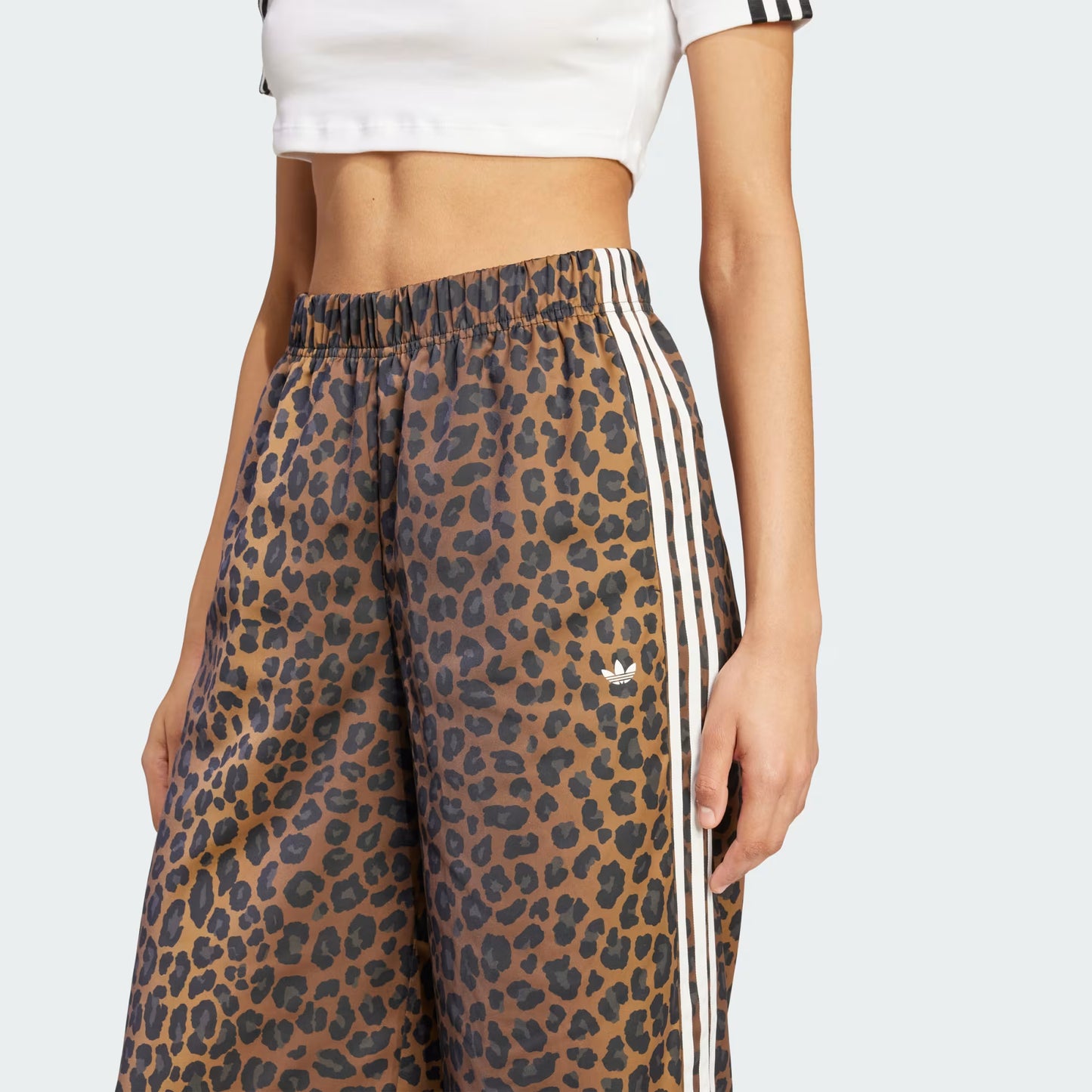 adidas Originals Wide Leg Satin Pants
