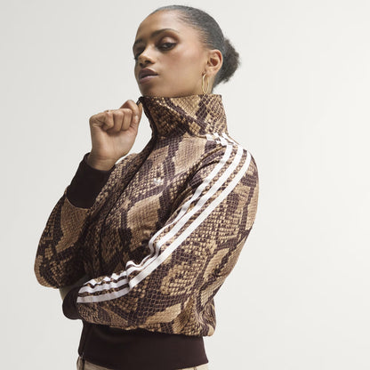 SATIN SNAKE PRINT FIREBIRD TRACK JACKET