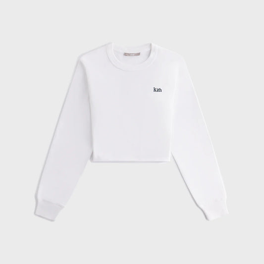 Kith Women Lucy Cropped Long Sleeve II Tee