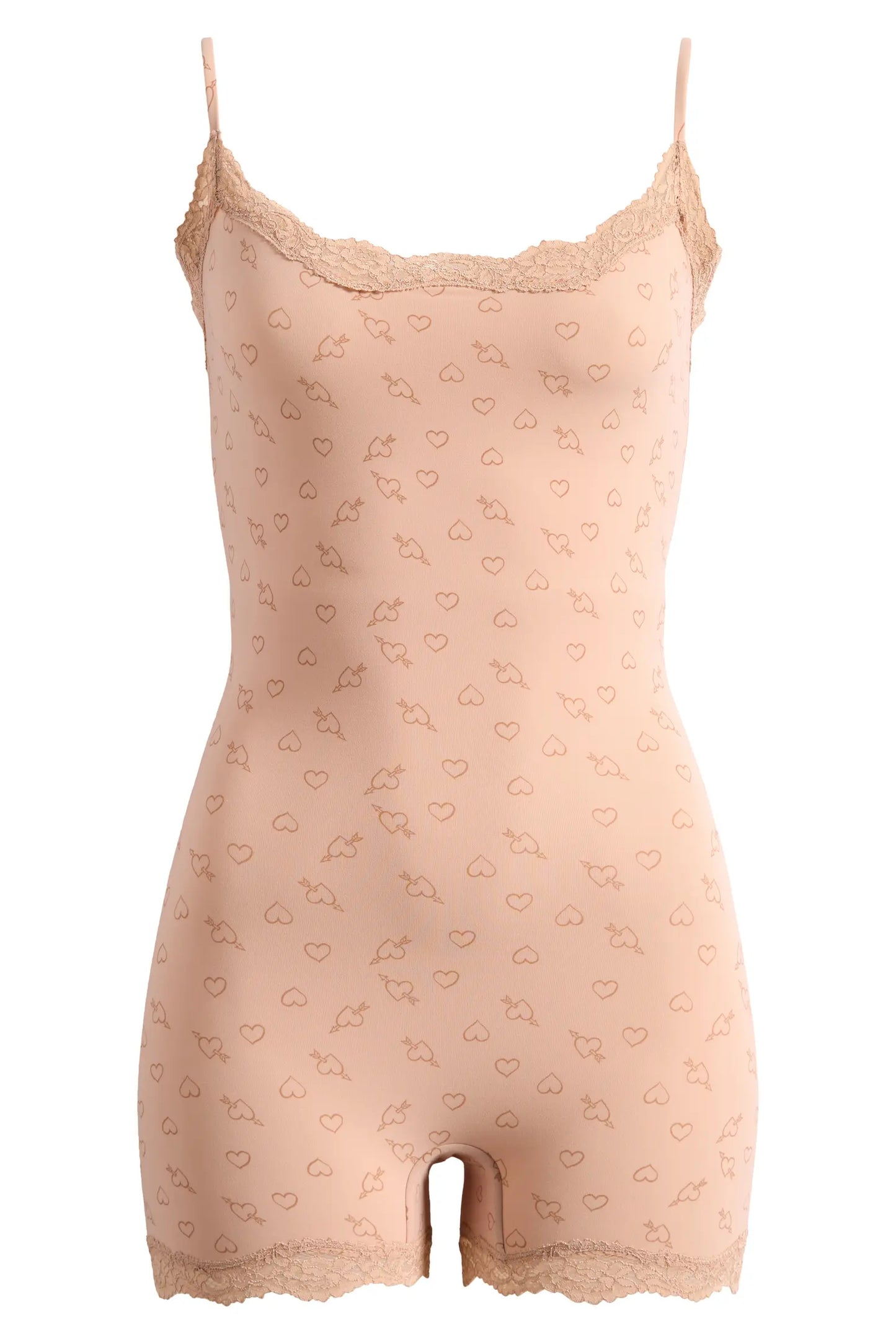 Lace Trim Romper