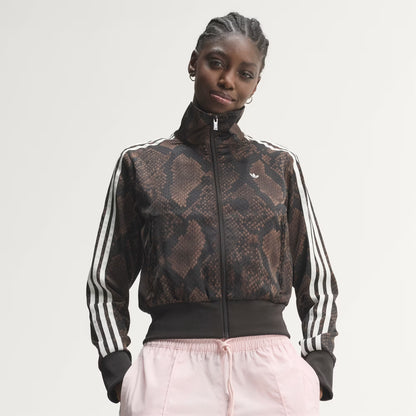 SATIN SNAKE PRINT FIREBIRD TRACK JACKET