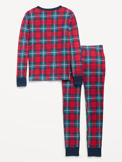 Printed Snug-Fit Pajama Set