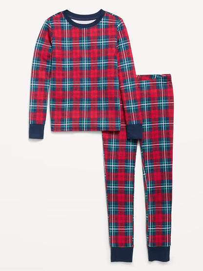 Printed Snug-Fit Pajama Set