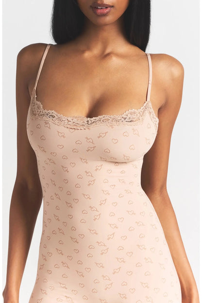 Lace Trim Romper