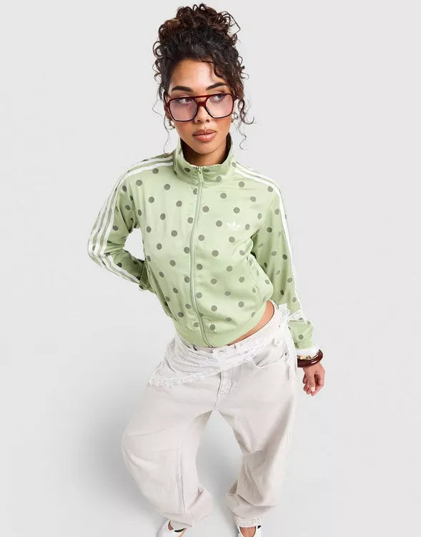 SATIN POLKA DOTS TT Track Top