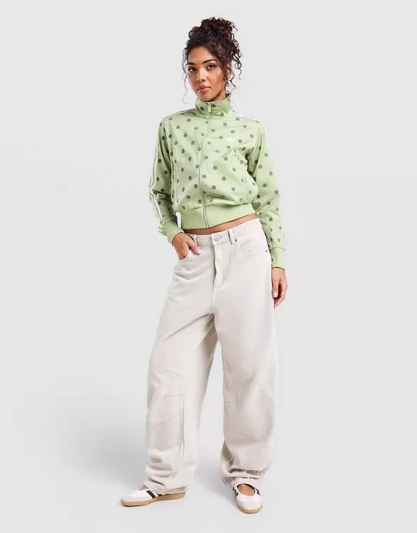 SATIN POLKA DOTS TT Track Top