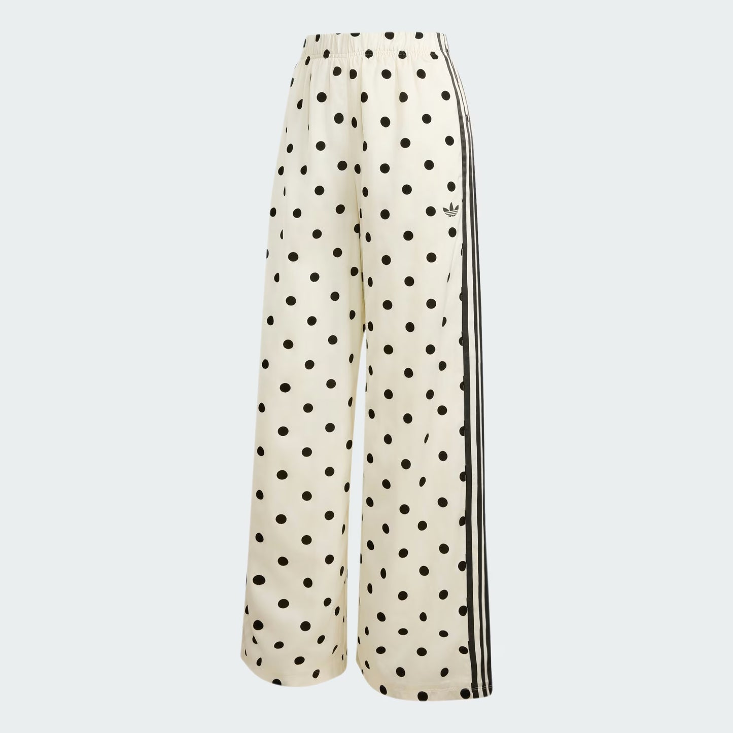 Satin Polka Dots Wide Leg Pant