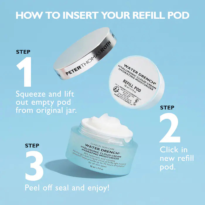 Water Drench® Hyaluronic Cloud Cream Hydrating Refillable Moisturizer