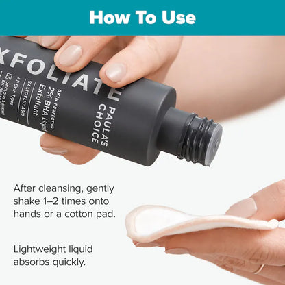 Skin Perfecting 2% BHA Exfoliating Toner for Clear Skin