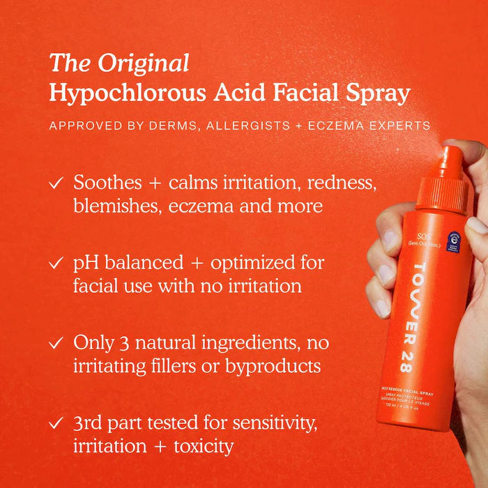 SOS Daily Rescue Facial Spray with Hypochlorous Acid Volume size