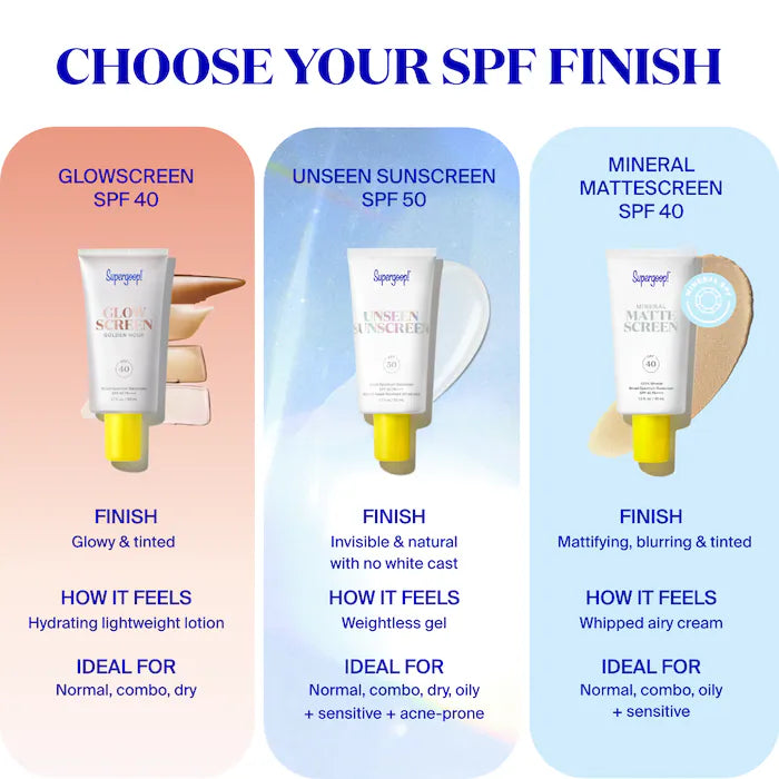 Glowscreen SPF 40 Sunscreen with Hyaluronic Acid + Niacinamide