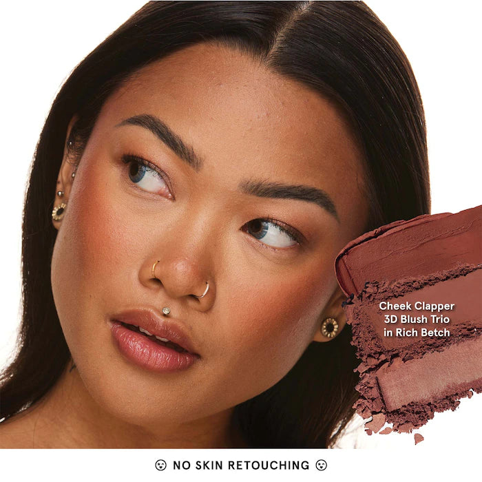 Cheek Clapper 3D Blush Trio Palette - O/S