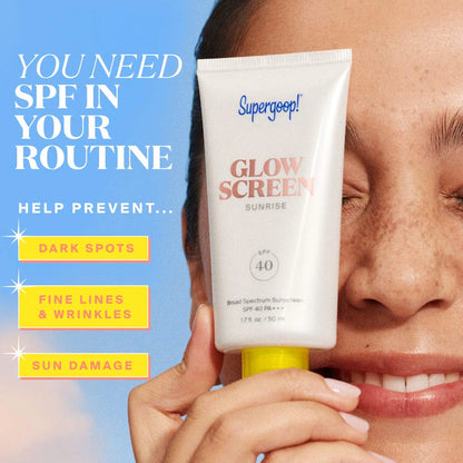 Glowscreen SPF 40 Sunscreen with Hyaluronic Acid + Niacinamide