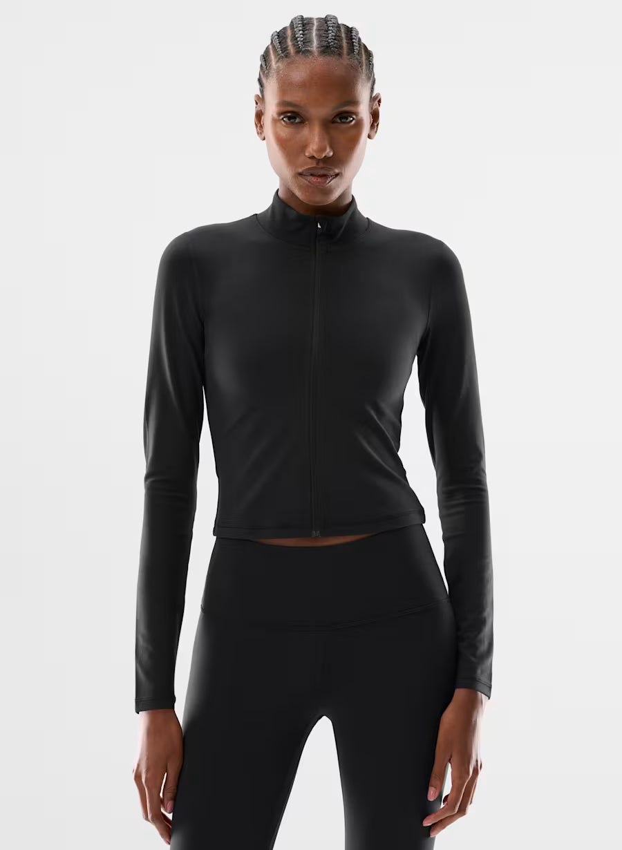 Golden butter limit zip-up