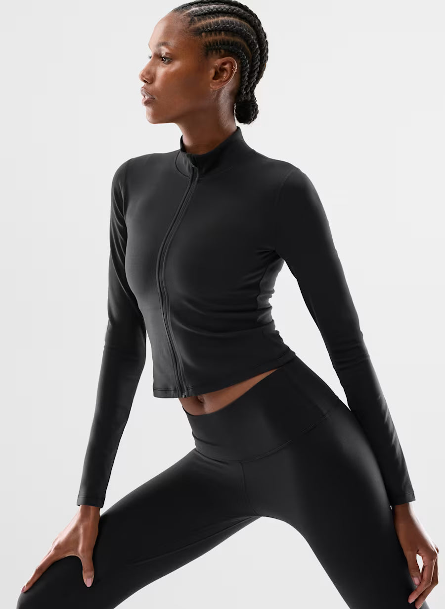 Golden butter limit zip-up