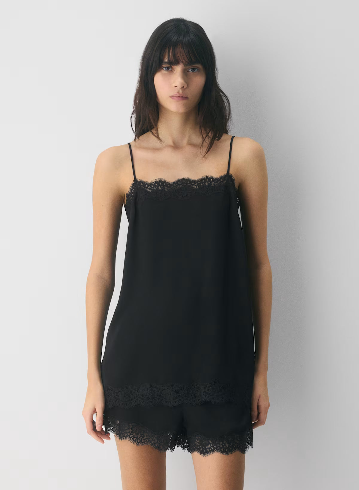 Serif Satin Camisole