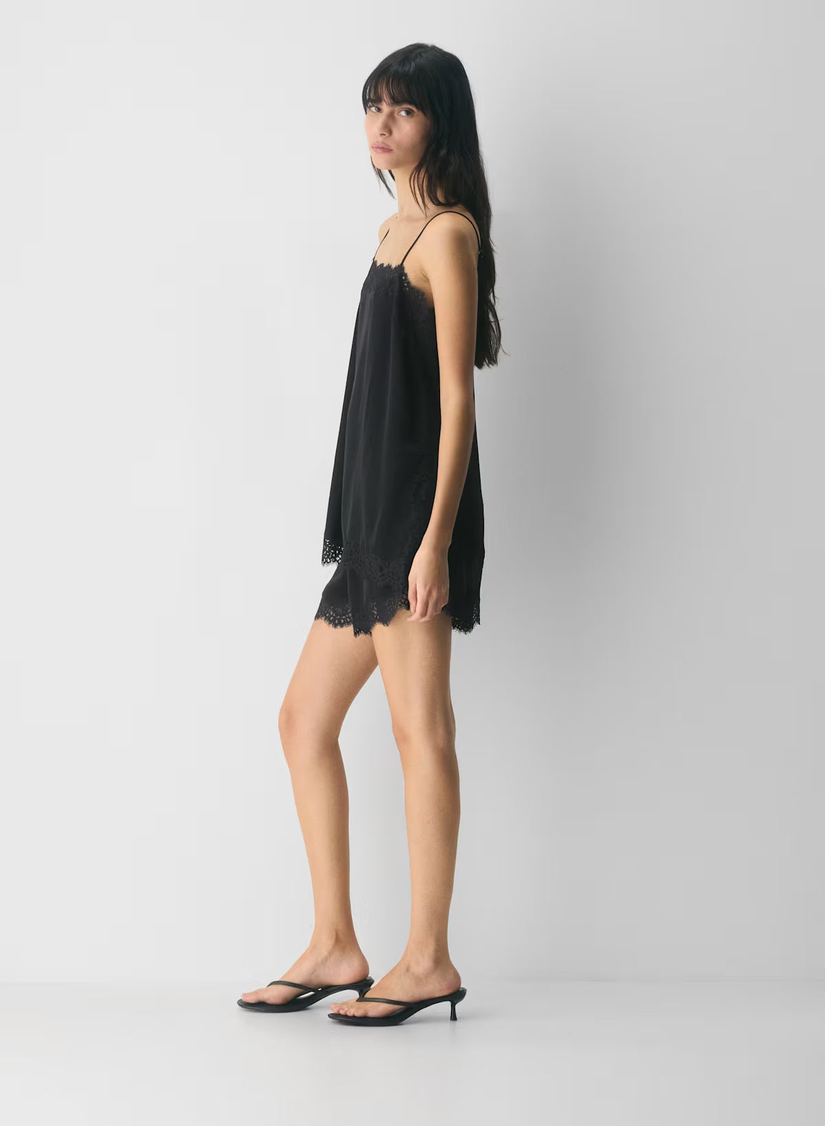 Serif Satin Camisole