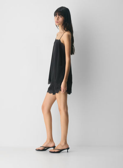 Serif Satin Camisole