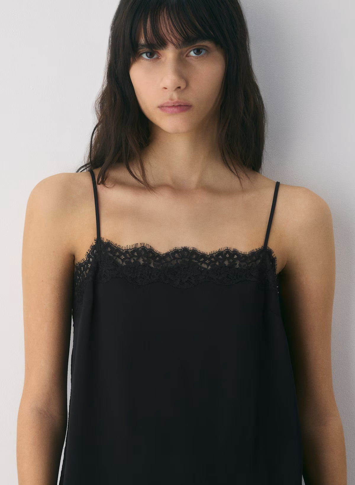 Serif Satin Camisole