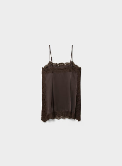 Serif Satin Camisole