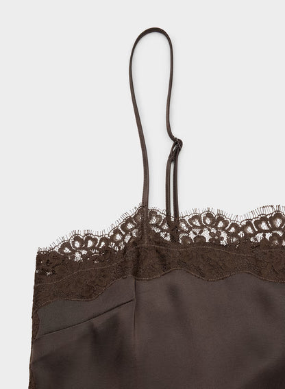 Serif Satin Camisole